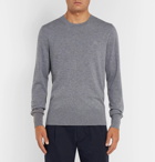 Burberry - Mélange Cashmere Sweater - Men - Gray