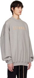 Fear of God Gray Printed Sweatshirt