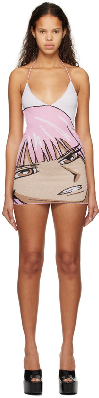 Photo: 1XBLUE SSENSE Exclusive Pink Anime Minidress