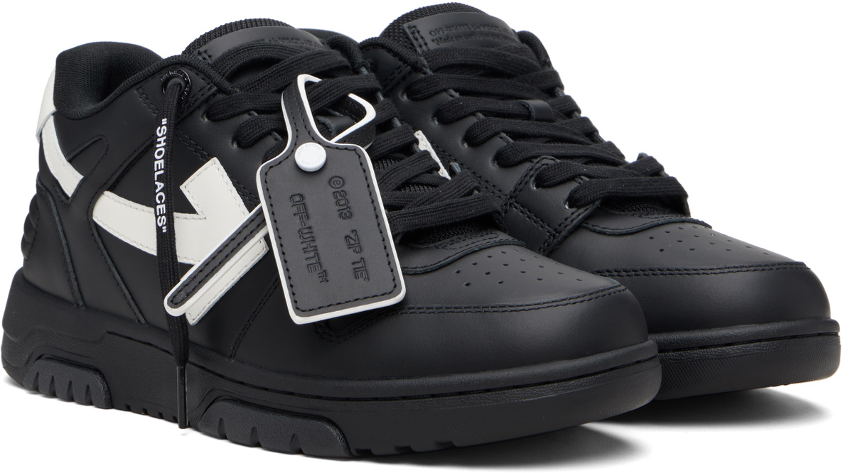 Off-White Black 'Out Of Office' Leather Sneakers