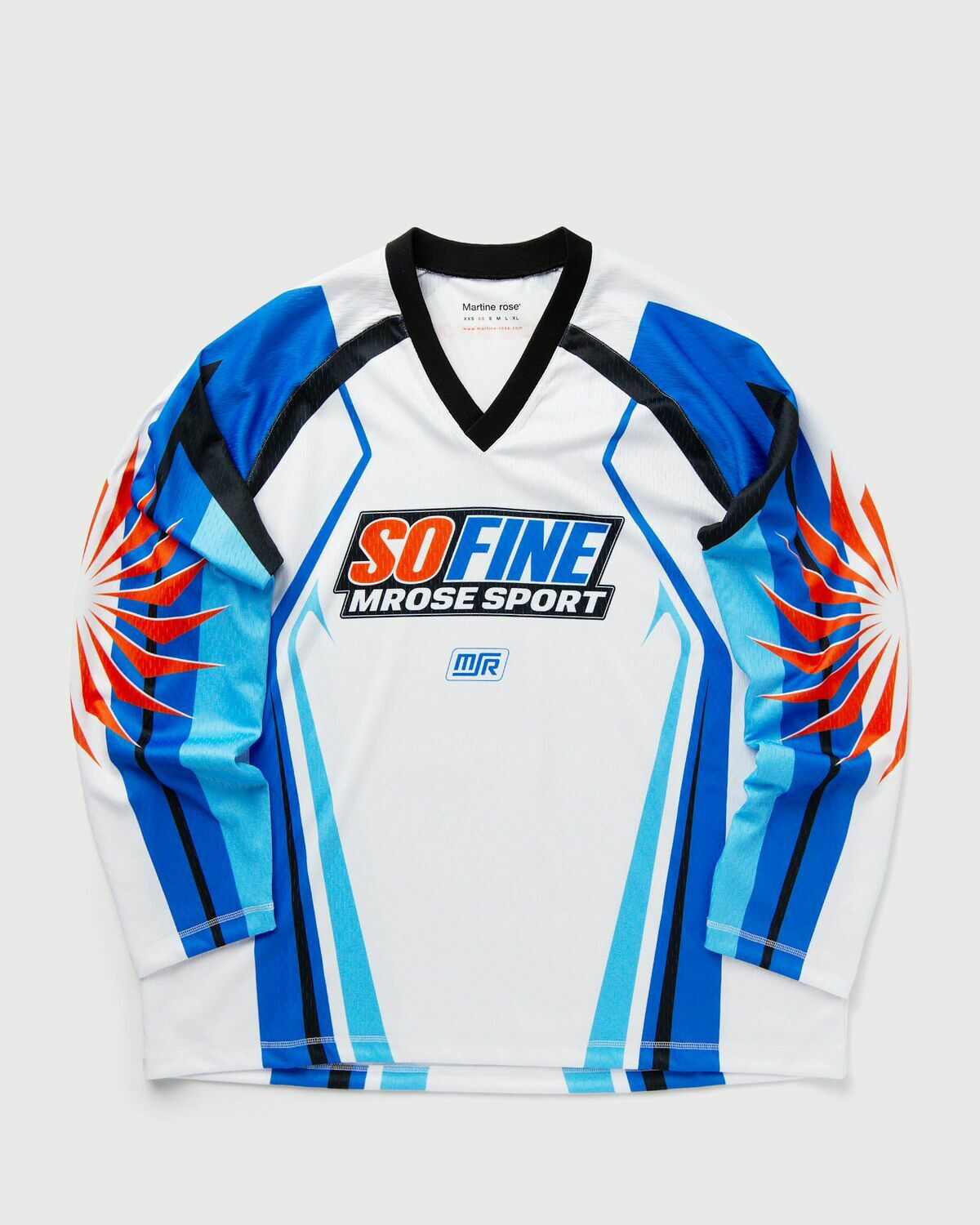 Martine Rose Motorcross Jersey Blue/White Jerseys Martine Rose