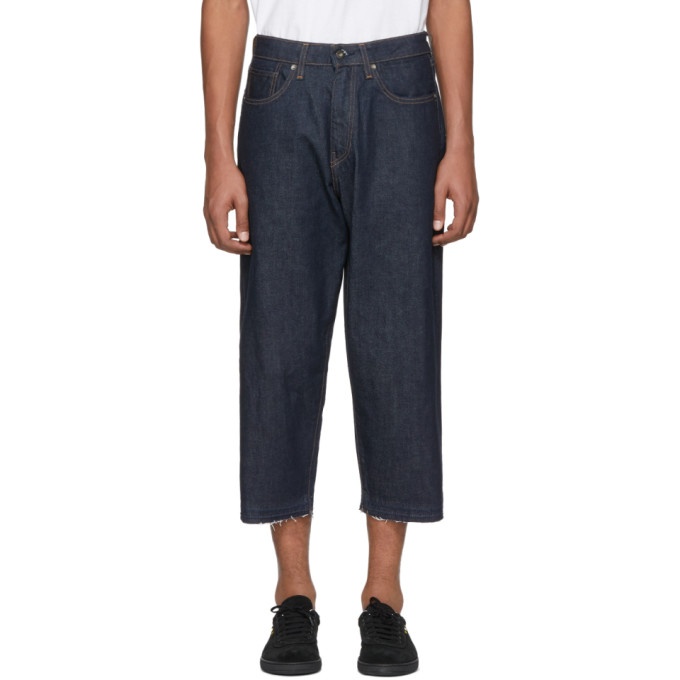 Photo: Levis Made and Crafted Blue Broad Cropped Wide Jeans