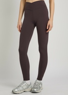 Tala Dayflex Cross-over Stretch-jersey Leggings Brown