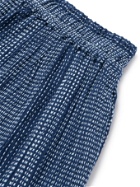 SMR Days - Wide-Leg Cotton Drawstring Shorts - Blue