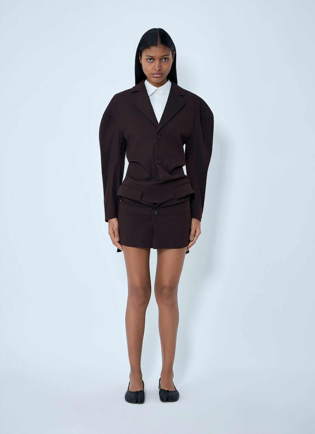Issey Miyake Tailored Blazer Mini Dress
