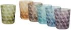 POLSPOTTEN Multicolor Blocks Tumbler Set
