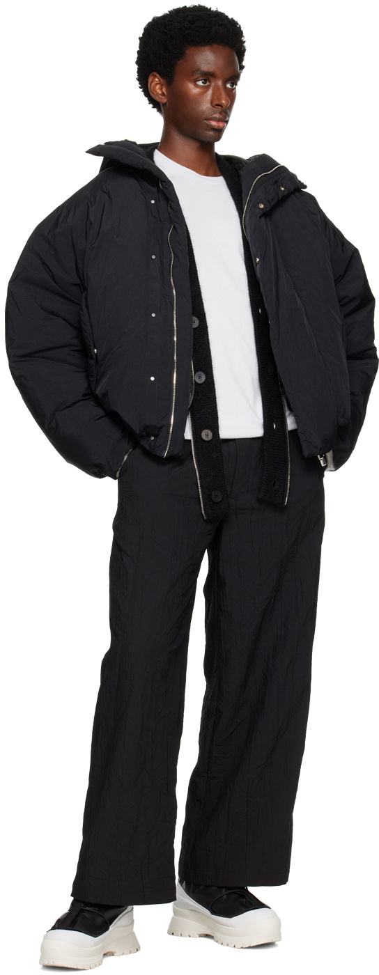 VEIN Black Zip Cardigan