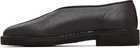 LEMAIRE Brown Piped Crepe Loafers