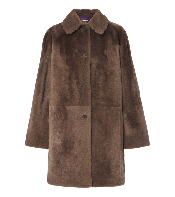 Photo: Ralph Lauren Collection Shearling coat