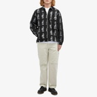 RASSVET Men's Undefeated Denim Overshirt in Black