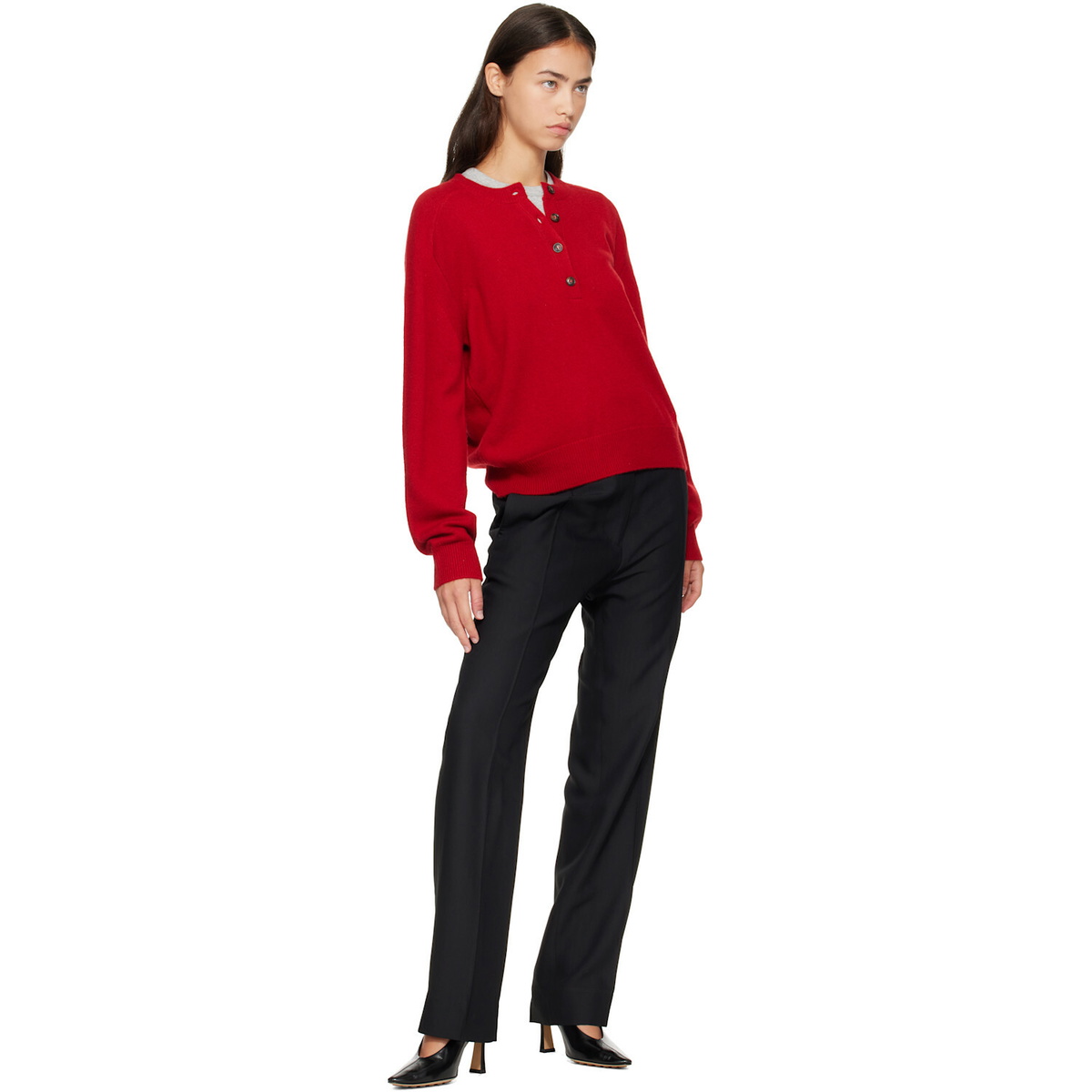 Studio Nicholson Black Quarte Tailored Trousers