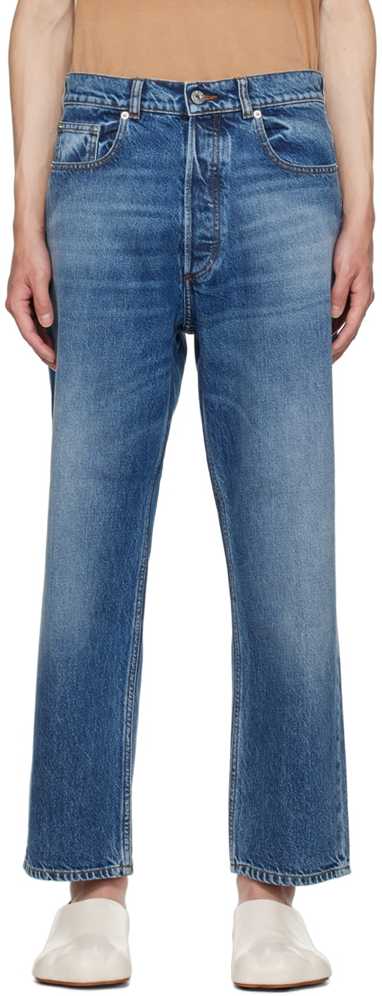 Judy Blue Women's Cropped Straight-Leg Jeans - Mid-Rise Distressed Denim With Raw Hem, Medium Blue Wash, Size 15 - View #7