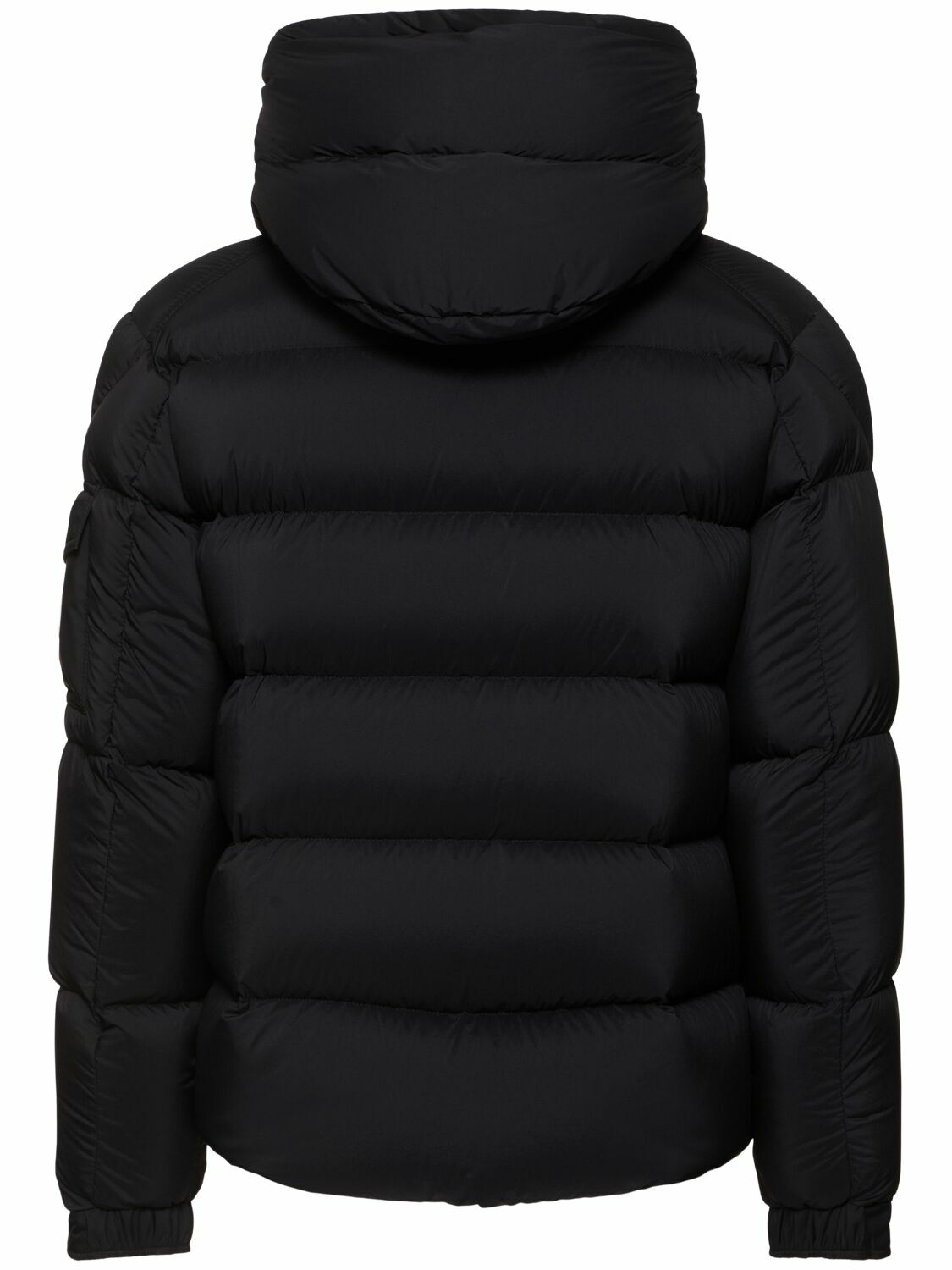 MONCLER ジャケット ブラック Black Bretagne Hooded Short Down Jacket - Short Down Jackets for