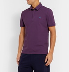 Etro - Logo-Embroidered Cotton-Piqué Polo Shirt - Purple