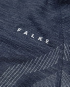 Falke - Printed Virgin Wool-Blend Ski Base Layer - Blue