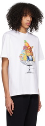 Casablanca White Printed T-Shirt