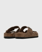 Birkenstock Arizona Soft Footbed Suede Leather Brown Mens Sandals & Slide