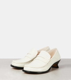 Loewe Campo 45 croc-effect leather loafer pumps