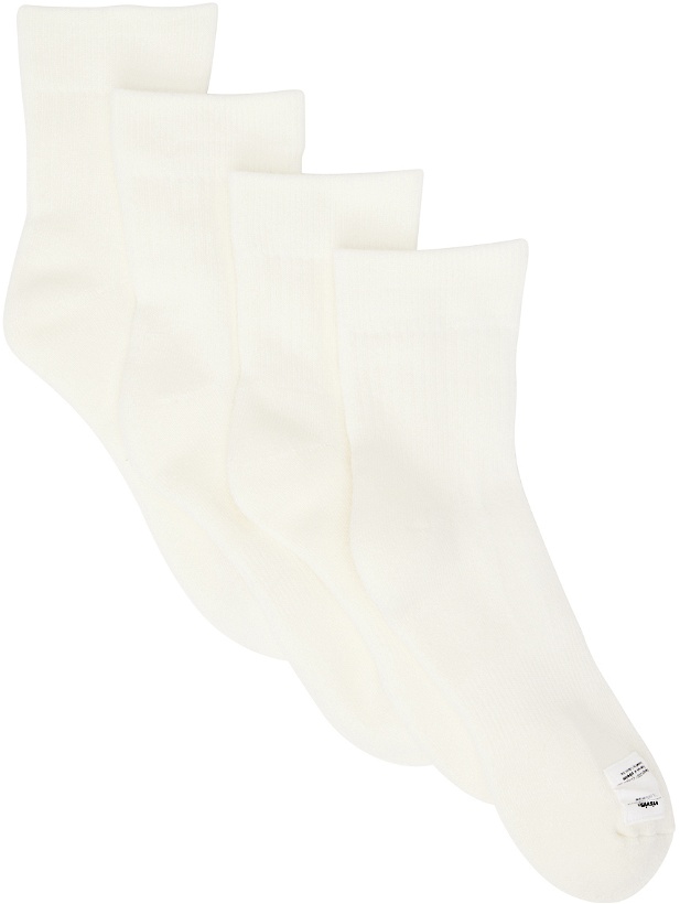 Photo: visvim Two-Pack White Achilles Socks