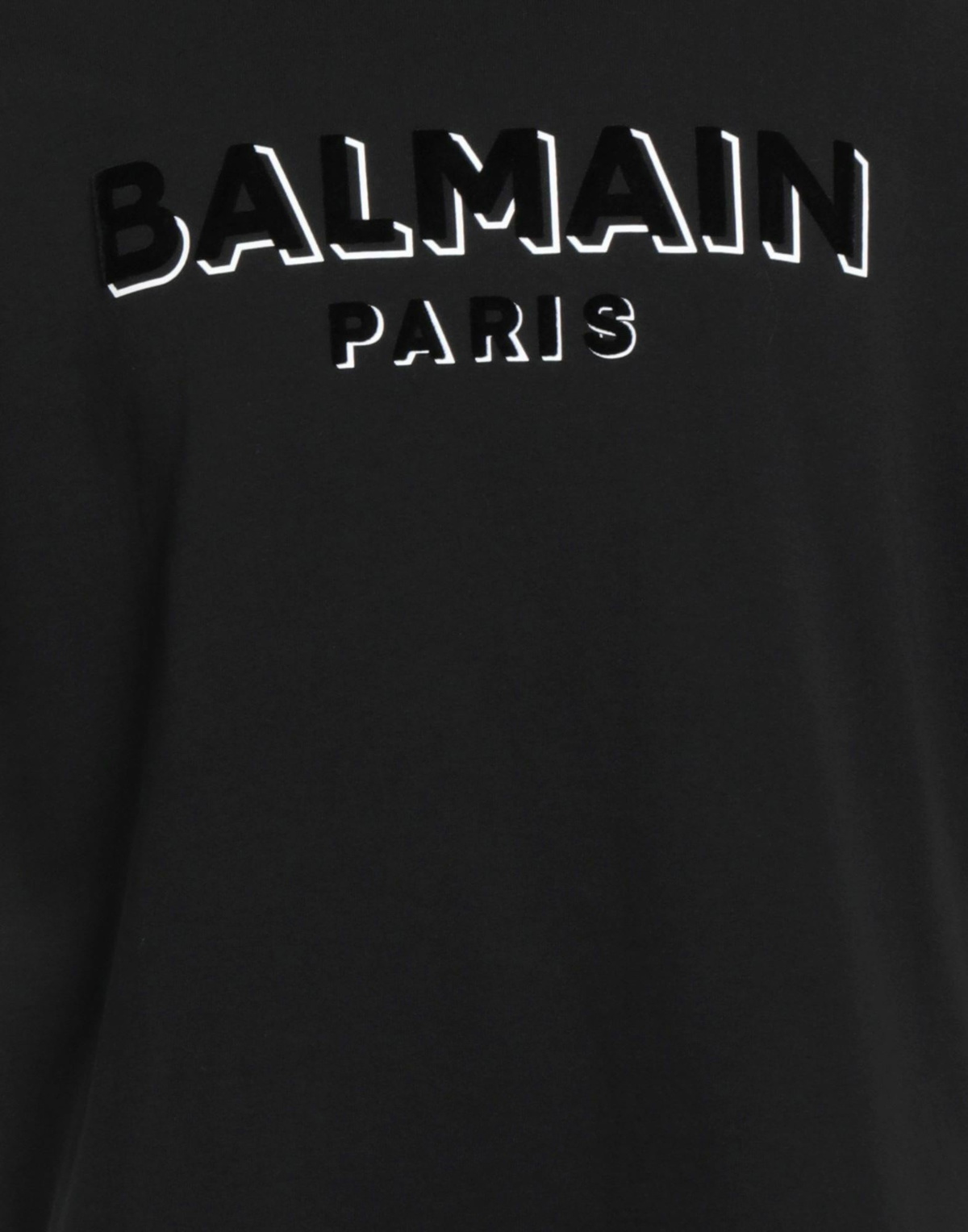 Balmain Mens T-shirt in Black