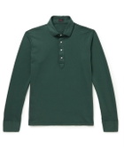 MP Massimo Piombo - Cotton-Jersey Polo Shirt - Green