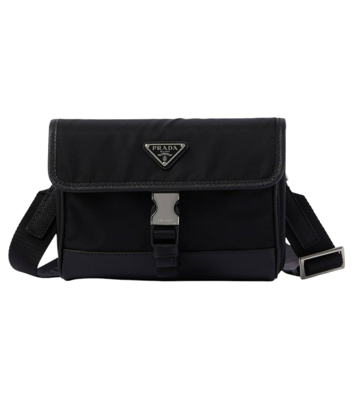 Photo: Prada Re-Nylon leather-trimmed shoulder bag