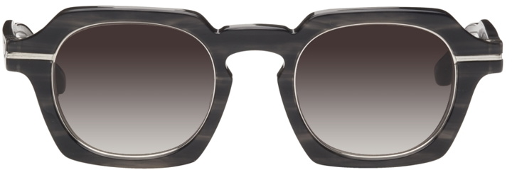 Photo: Matsuda Black & Grey M2055 Sunglasses