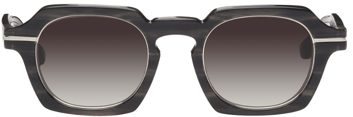 Photo: Matsuda Black & Grey M2055 Sunglasses
