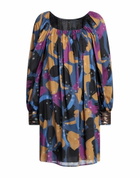 Manila Grace Womens Mini dress in Navy