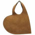 Coperni Women's Double Heart Tote in Brown Dark 