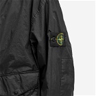 Stone Island Men's Membrana 3L TC Fishtail Parka Jacket in Black