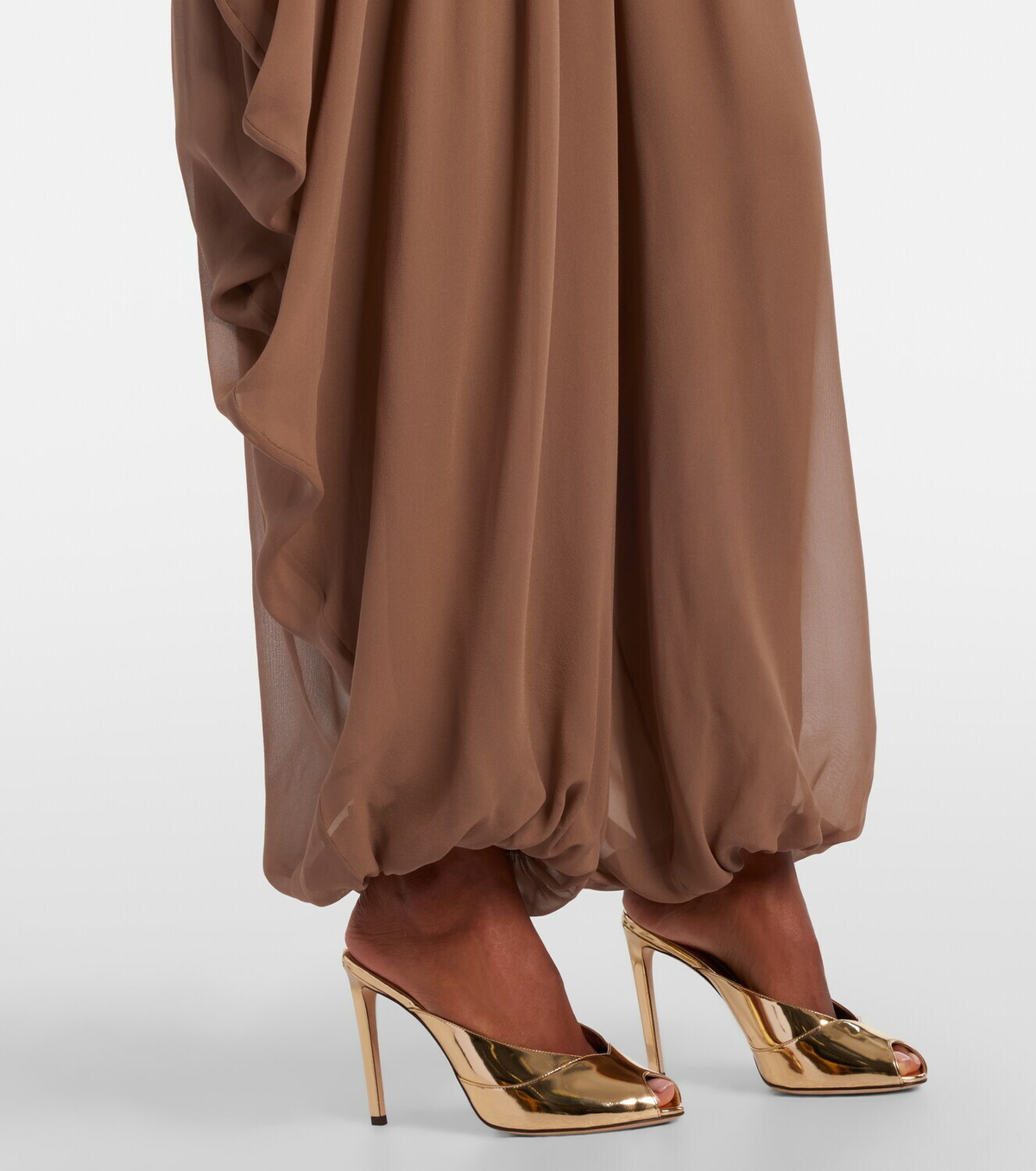 Elie Saab Draped silk pants