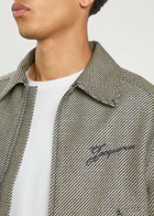 Jacquemus La Veste De-nîmes Canevas Canvas Jacket Navy