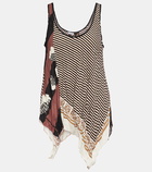 Loewe Printed draped tank top
