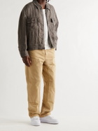 STÜSSY - Washed-Linen Jacket - Gray