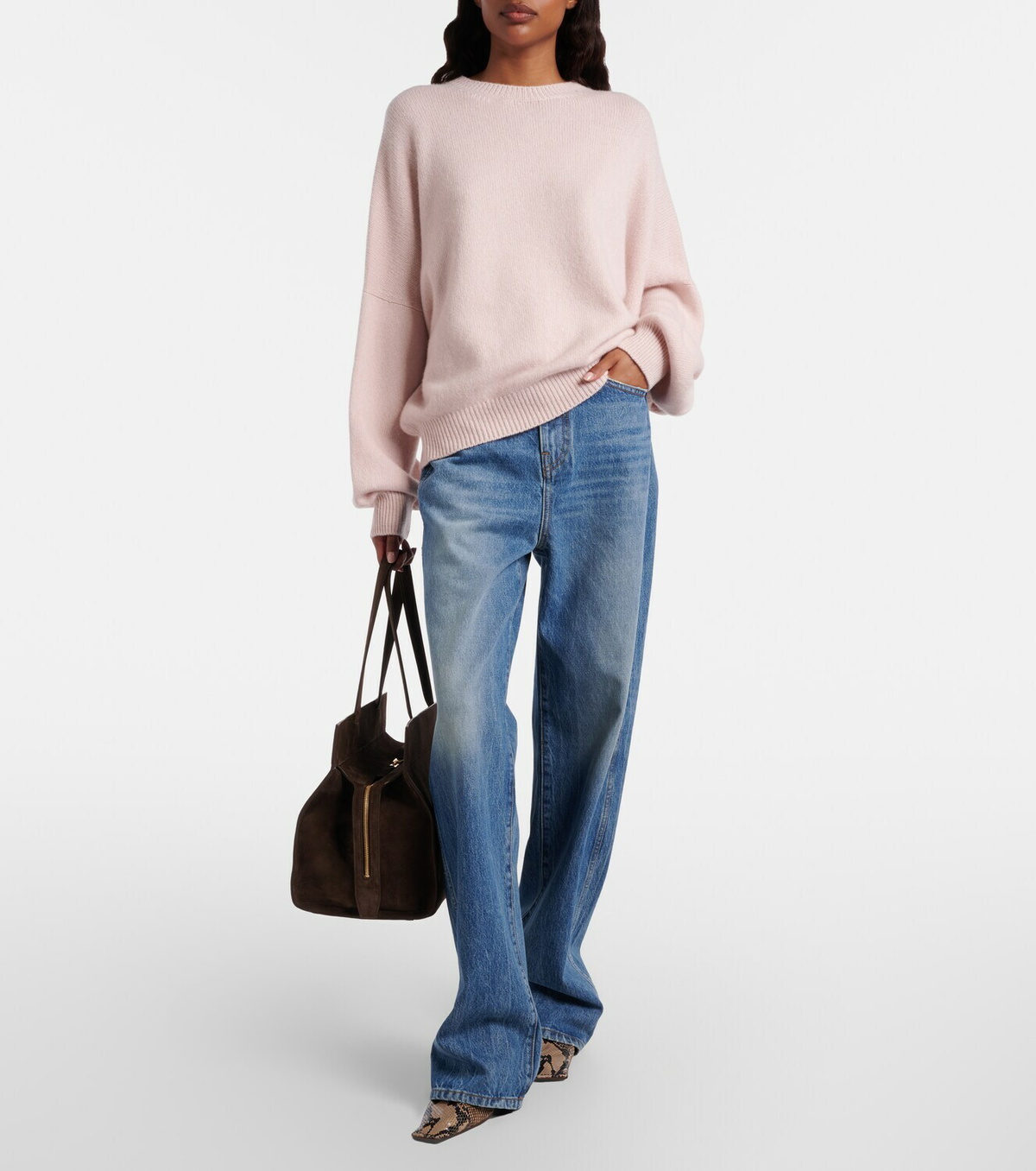 Khaite Margaux oversized cashmere sweater