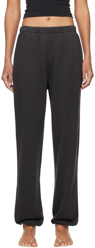 Photo: SKIMS Gray Modal French Terry Classic Lounge Pants