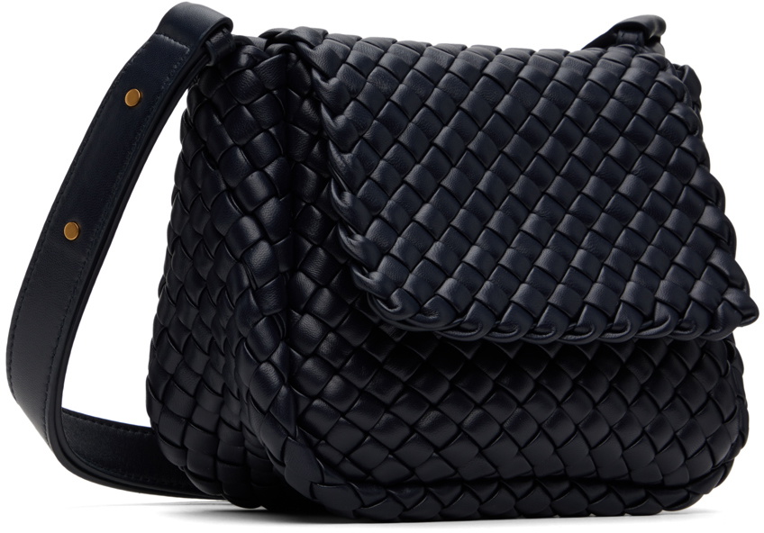新品未使用 BOTTEGA VENETA バッグ Bottega Veneta Navy Mini Cobble Shoulder Bag Bottega Veneta