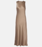 Asceno Valencia silk charmeuse maxi dress