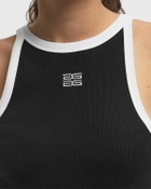 Gestuz GZdrew contrast logo tank Black Womens Tops & Tank