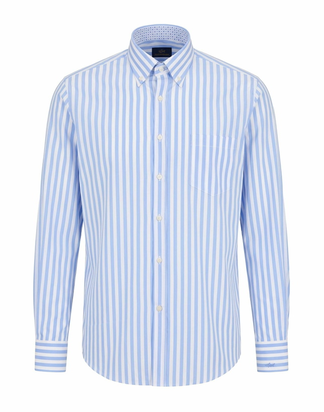 Photo: Paul & Shark Mens Shirt Sky in Blue