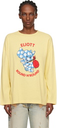 Kenzo Yellow Kenzo Paris 'KENZO Cartoon' Long Sleeve T-shirt