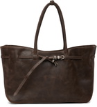 MARGESHERWOOD Brown Grandma Used Large Tote