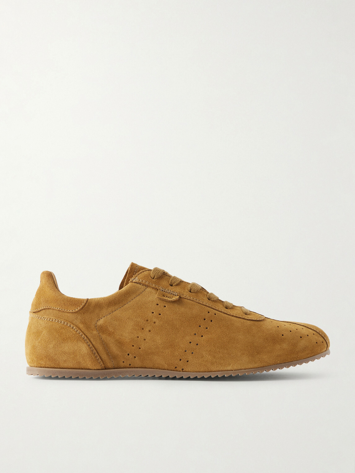 AMI PARIS - Perforated Suede Sneakers - Brown