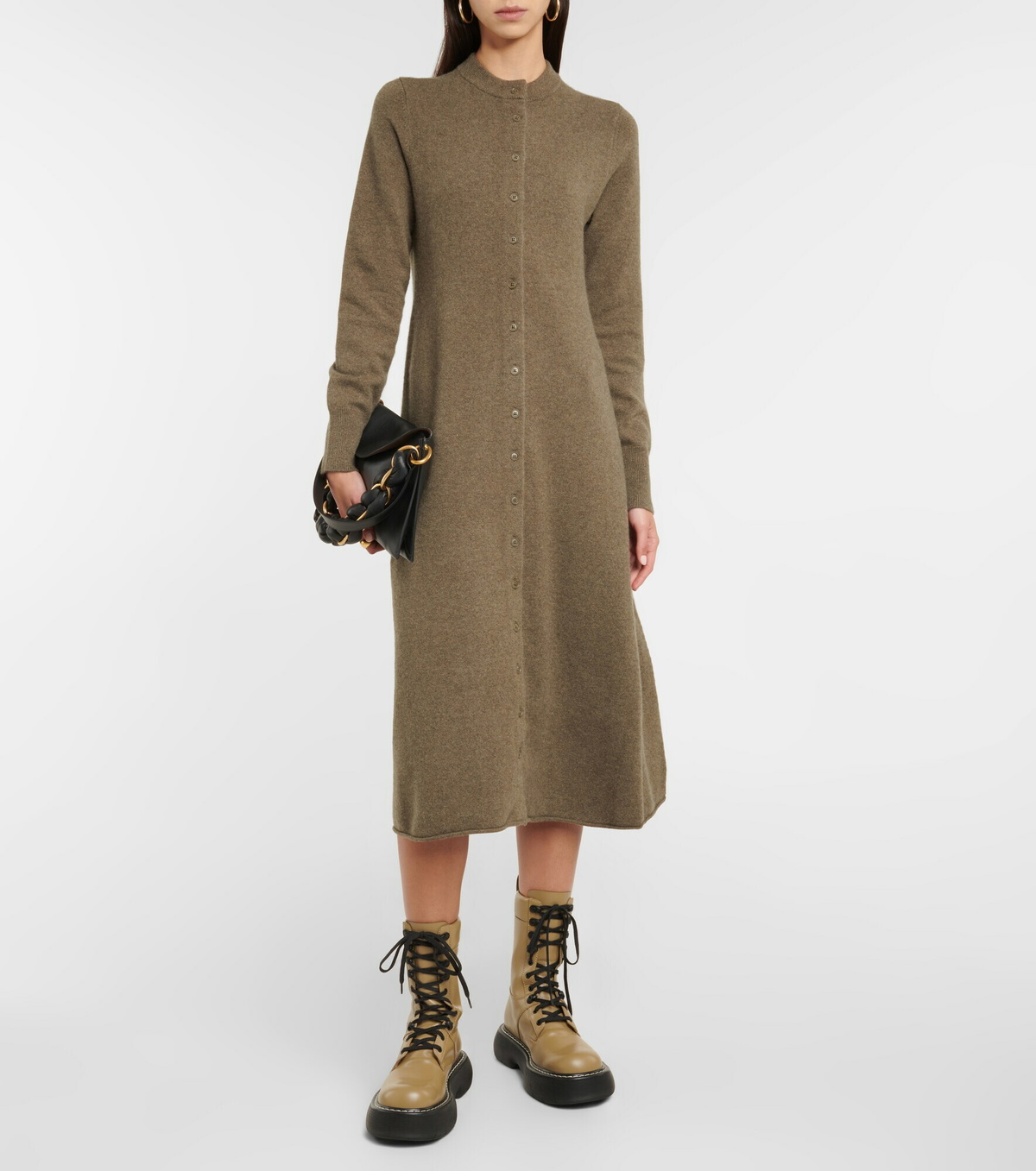 Extreme Cashmere - N208 Chic cashmere-blend sweater dress extreme cashmere