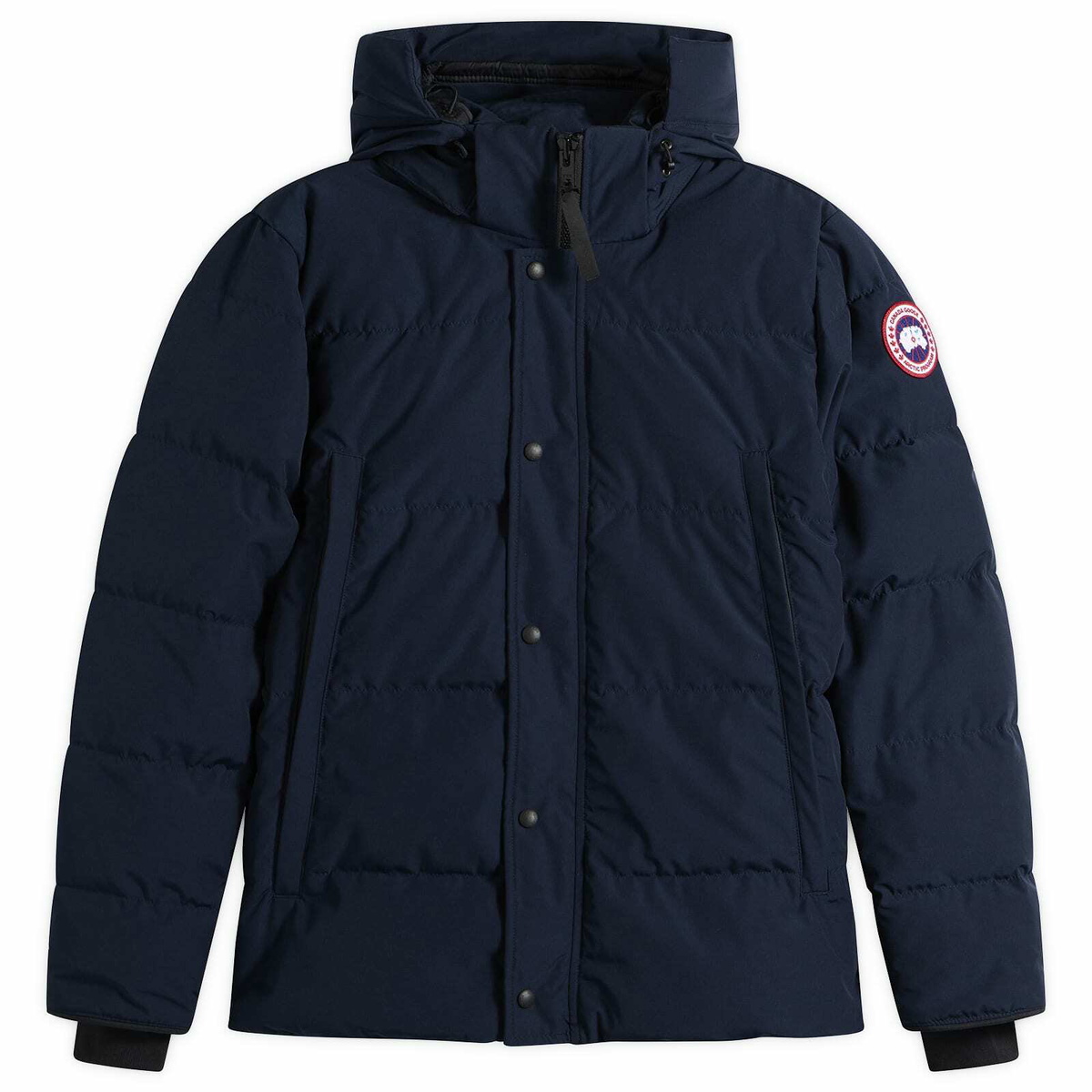 Canada Goose Men's Wyndham Parka Jacket Classic Disc in Atlantic Navy