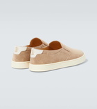 Brunello Cucinelli Suede slip-on sneakers