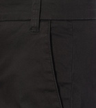 Vince - Mid-rise cotton Bermuda shorts