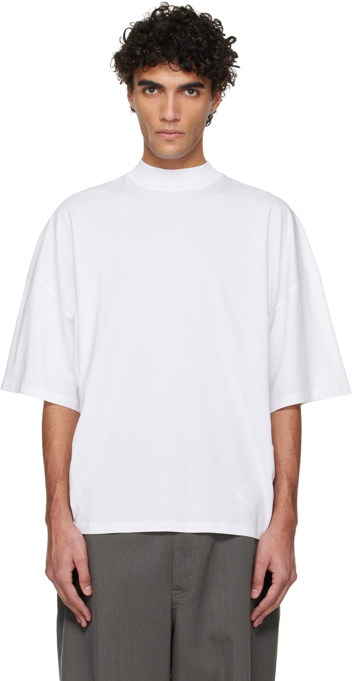Jil Sander Off-White Printed-Logo Long Sleeve T-shirt Jil Sander