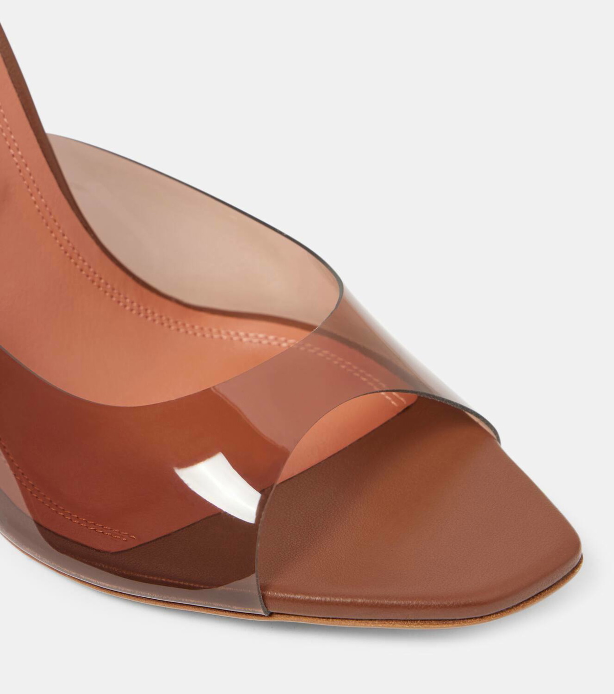Amina Muaddi Alexa 95 PVC mules